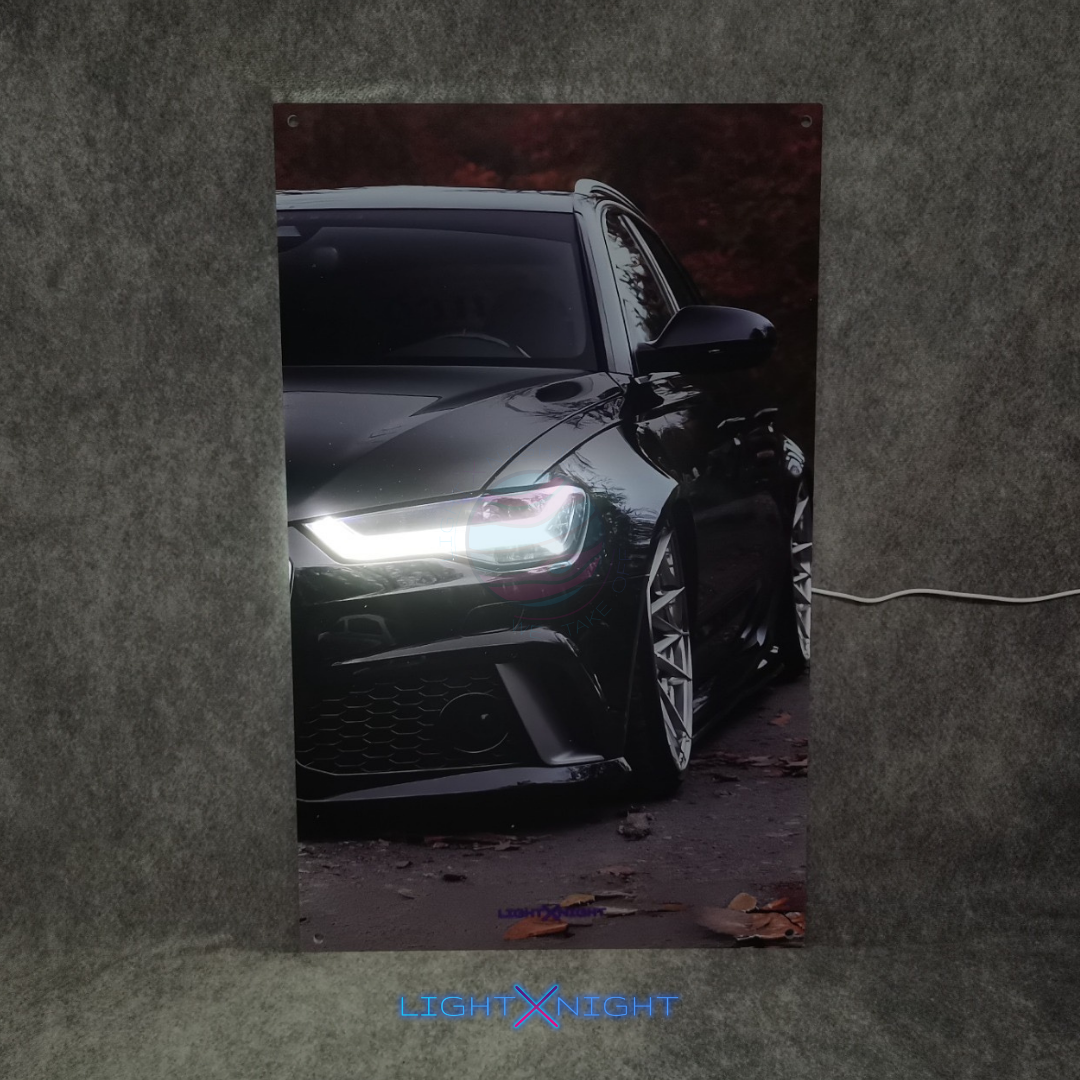 Audi RS6 C7 Neon Poster