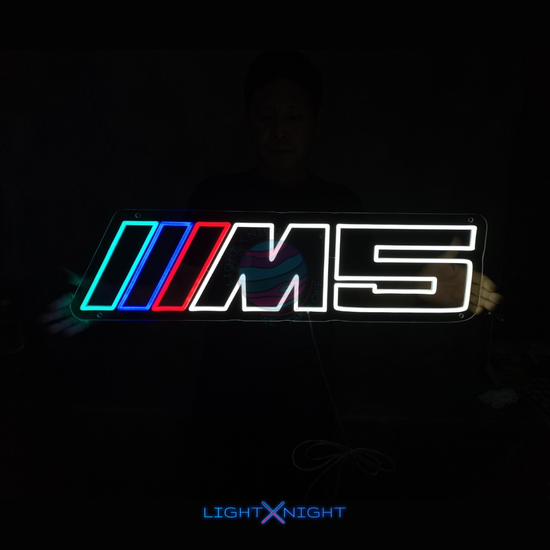 BMW M5 LED Neon Sign