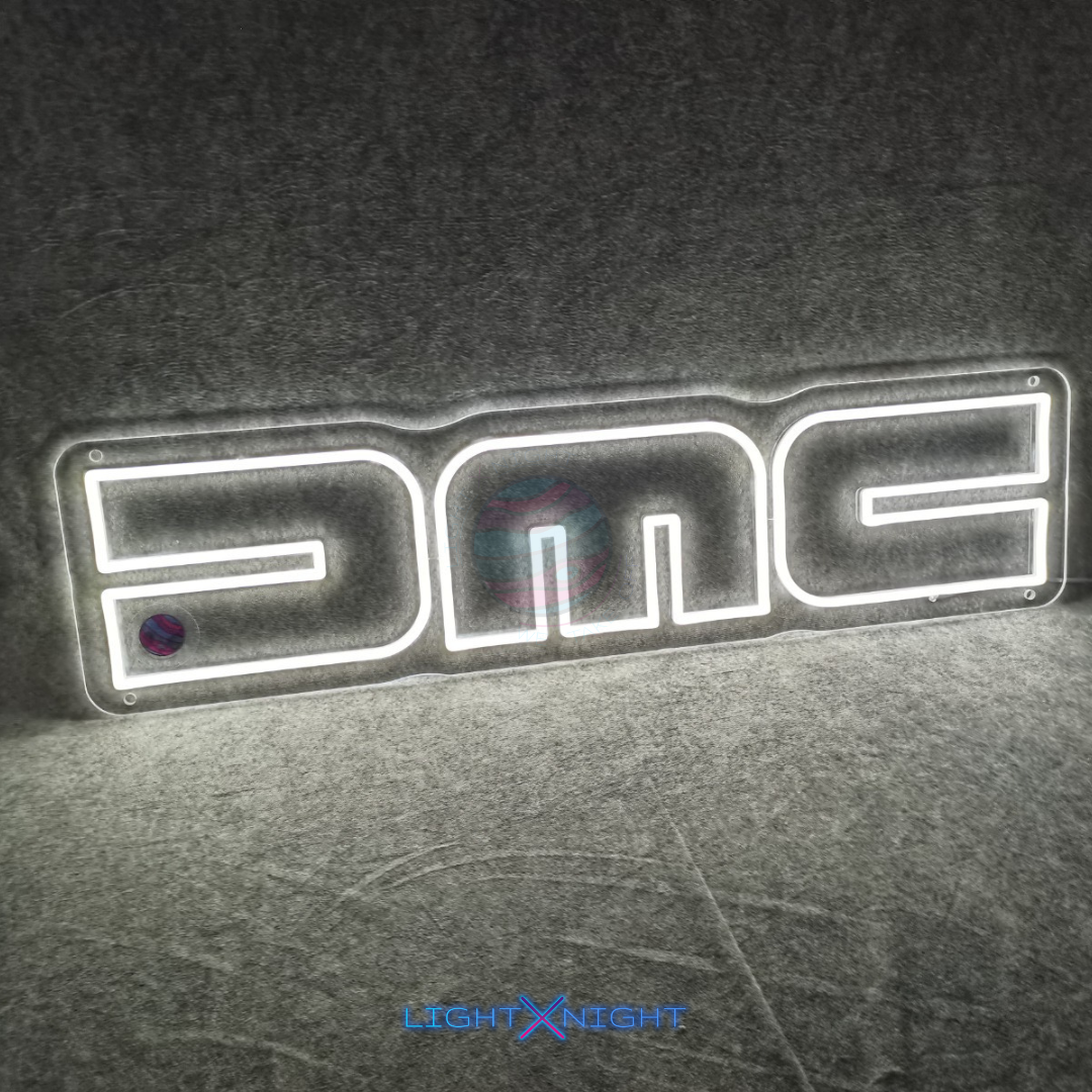 DeLorean Motor Company Neon Sign, DMC Neon Sign