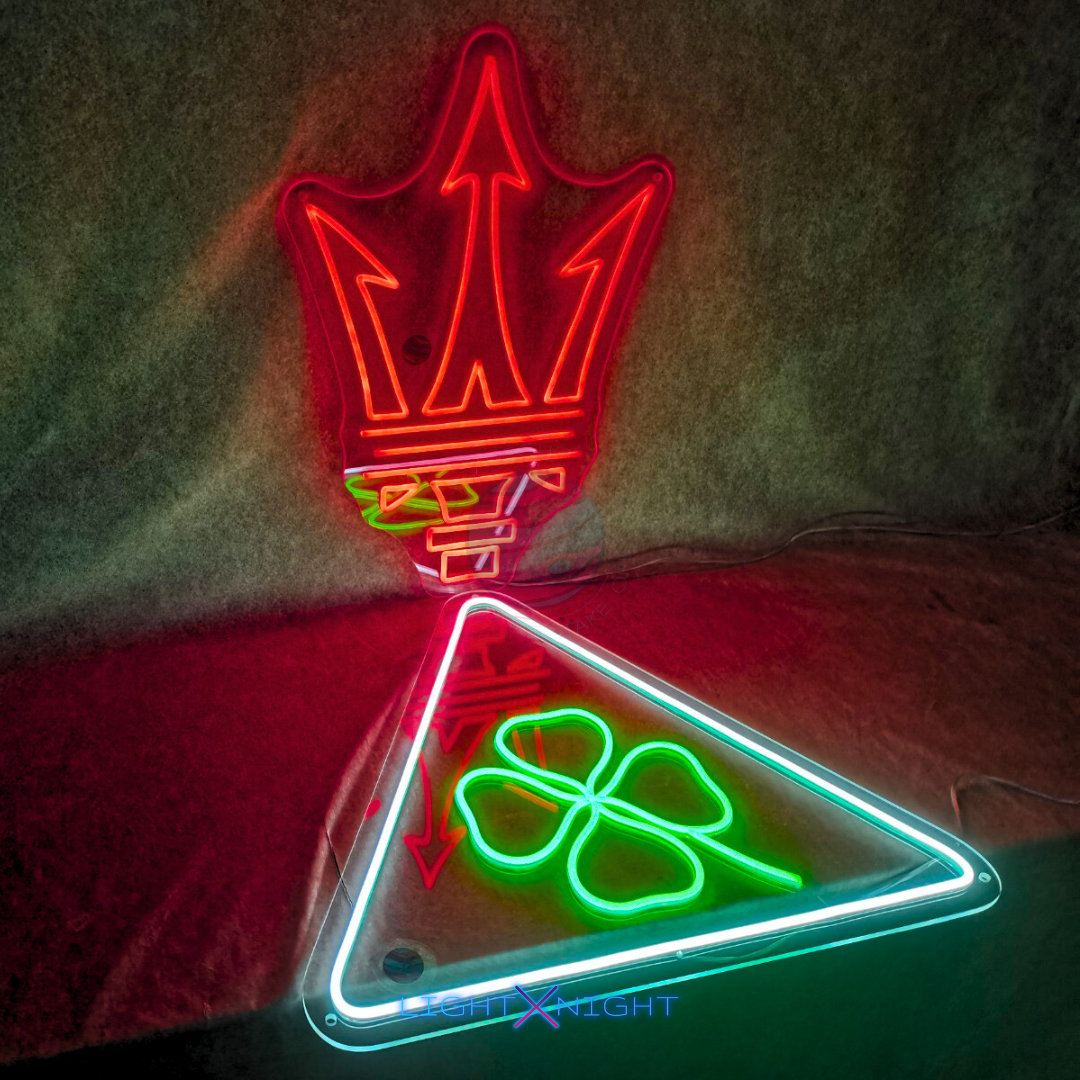 Alfa Romeo Clover/Quadrifoglio Neon Sign