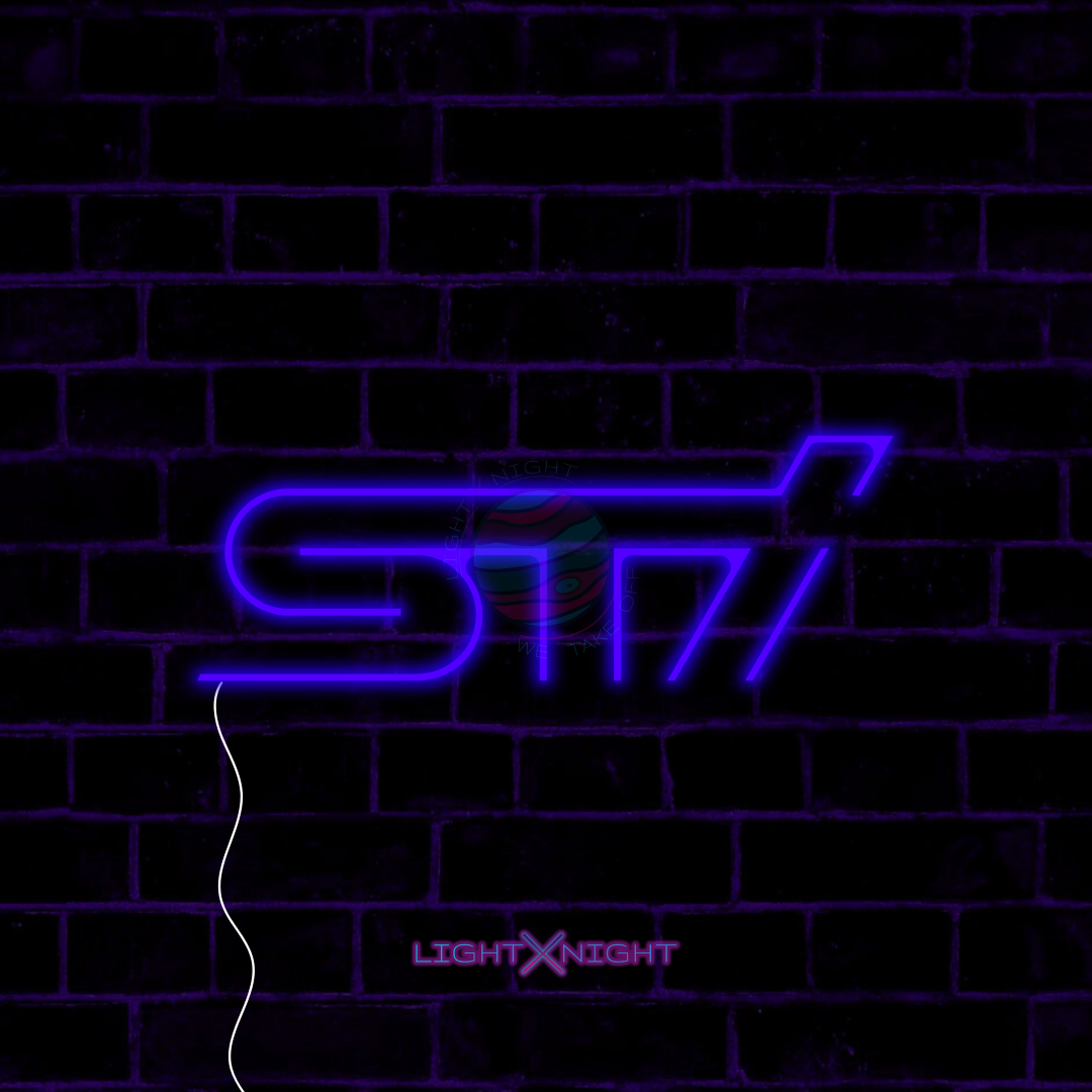 STI Neon Sign