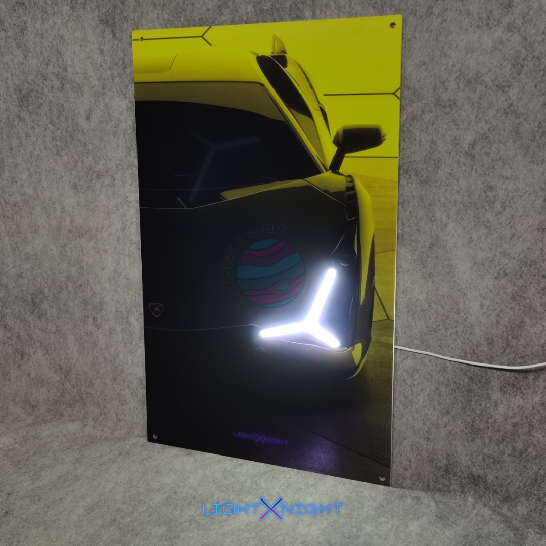 Lamborghini Sián FKP 37 Neon Poster