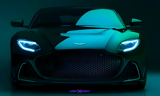 Aston Martin DBS Neon Poster