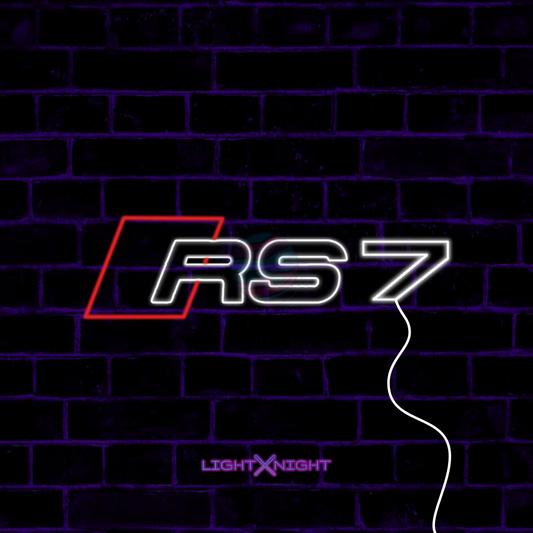 Audi RS7 Led Neon Sign, Audi RS7 Neon Light, Light X Night Audi RS7 Neon Sign