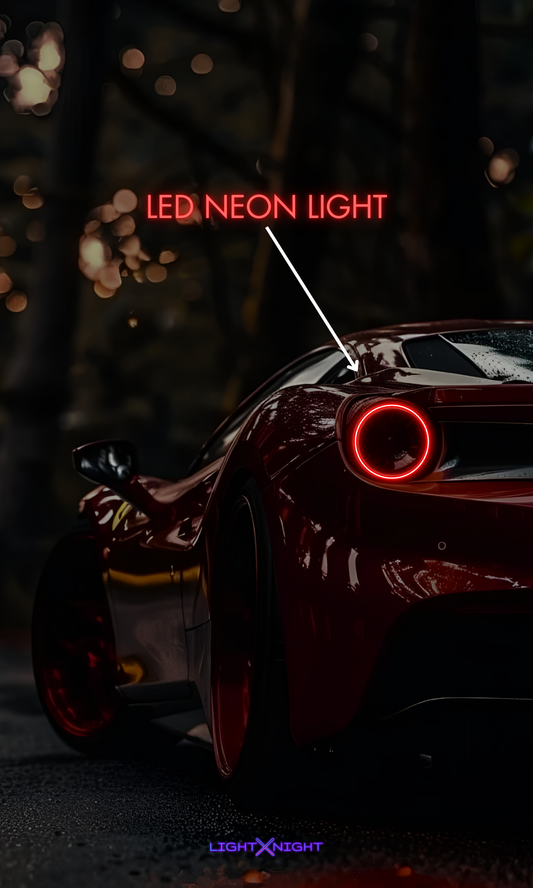 Ferrari 488 Neon Poster