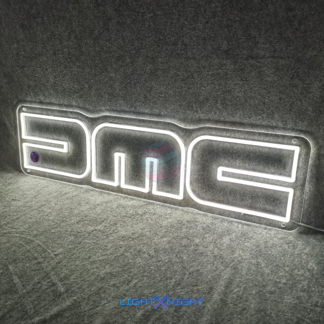 DeLorean Motor Company Neon Sign, DMC Neon Sign