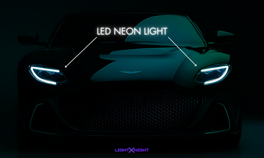 Aston Martin DBS Neon Poster