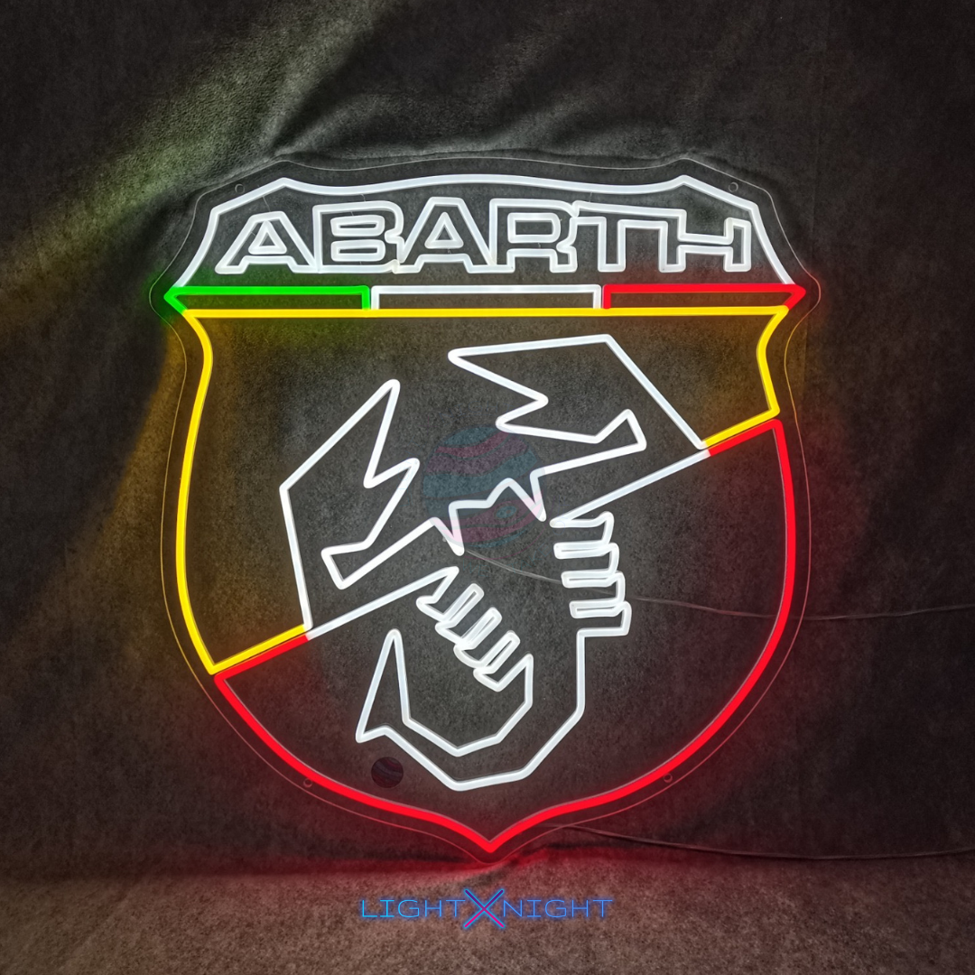 Abarth LED Neon Sign