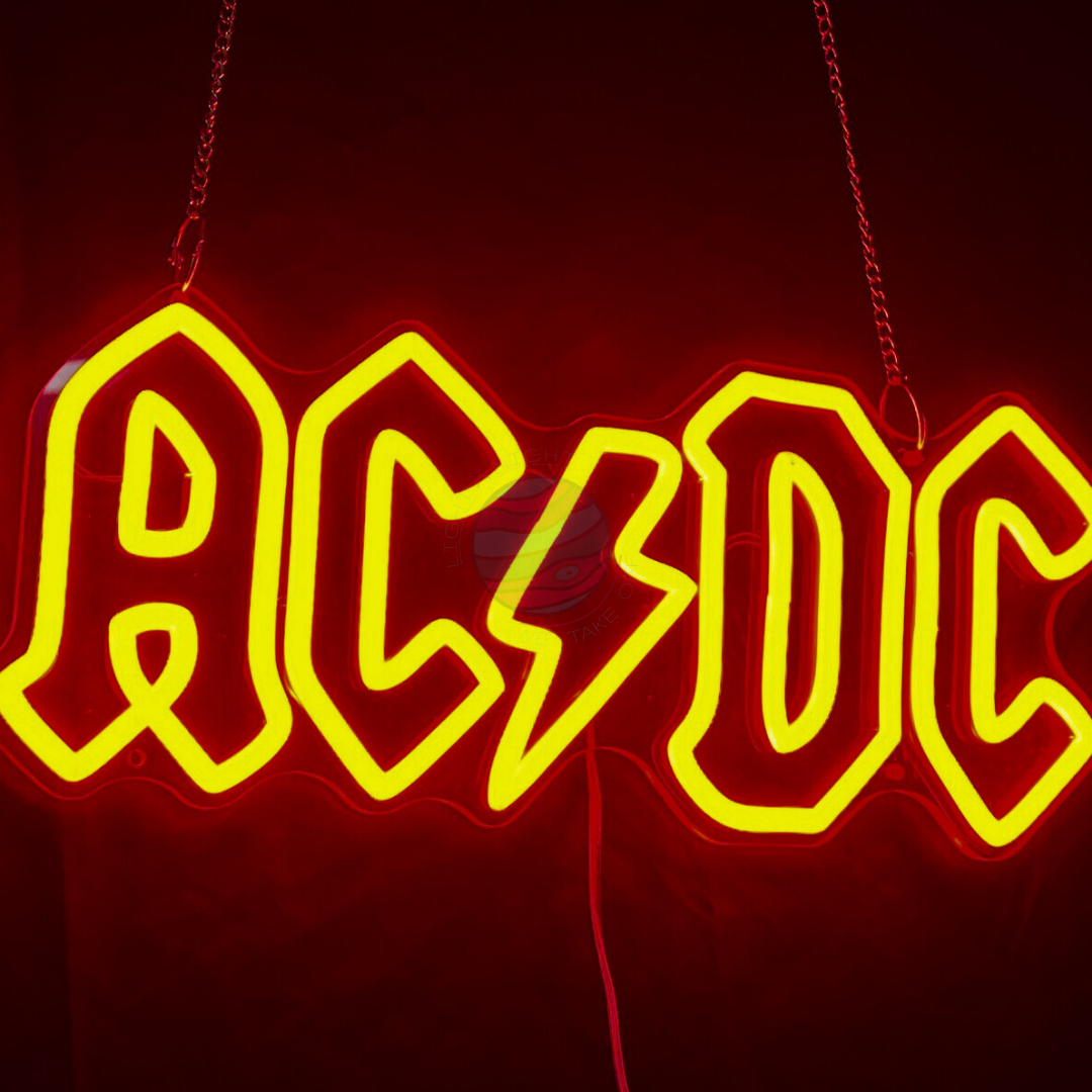 "AC DC" Neon Sign