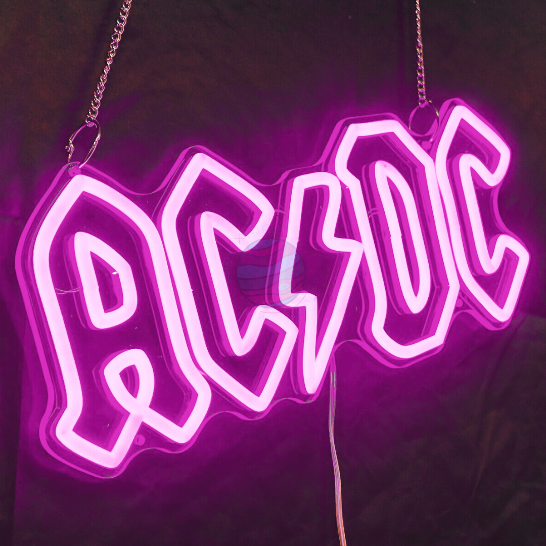 "AC DC" Neon Sign