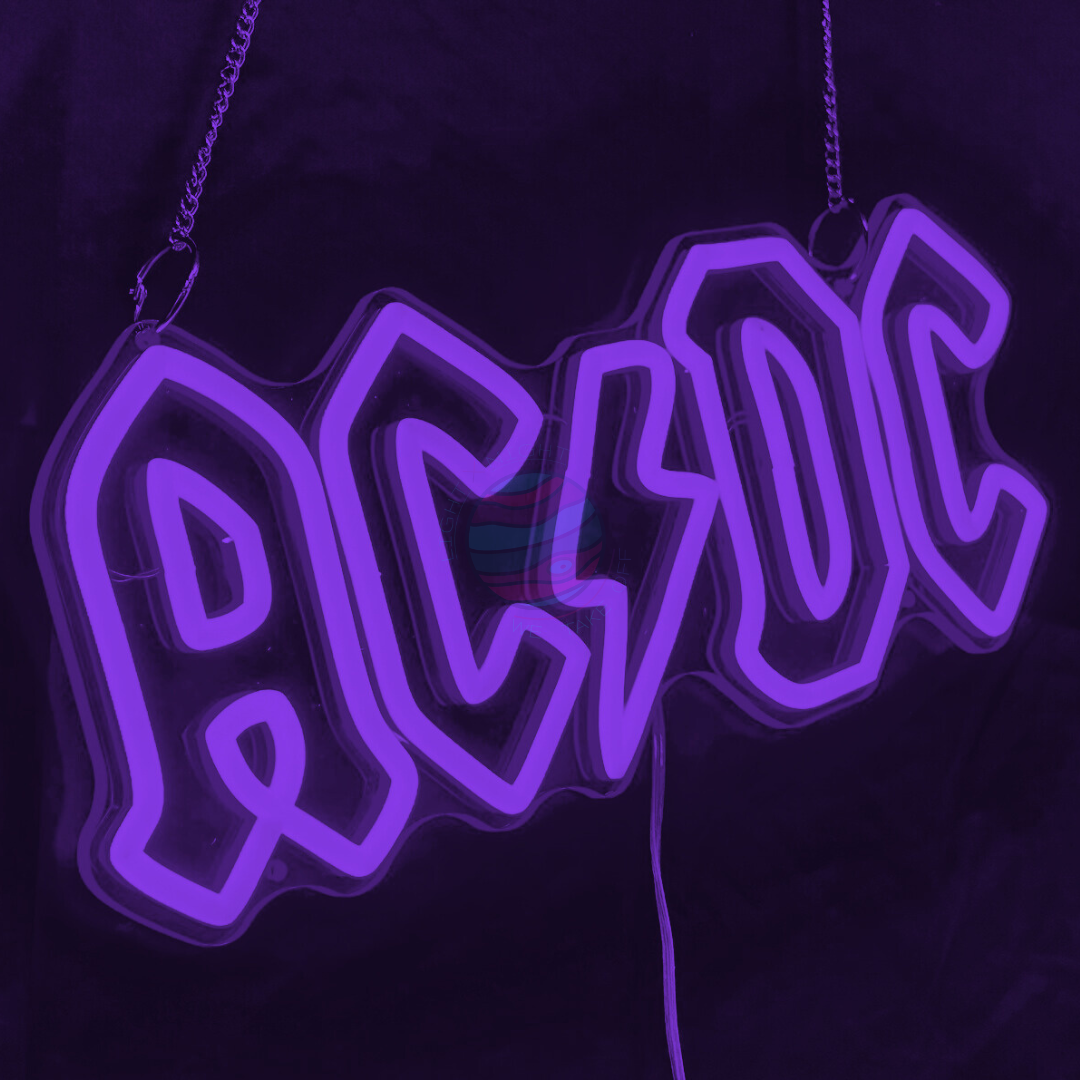 "AC DC" Neon Sign