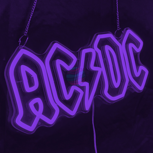 "AC DC" Neon Sign