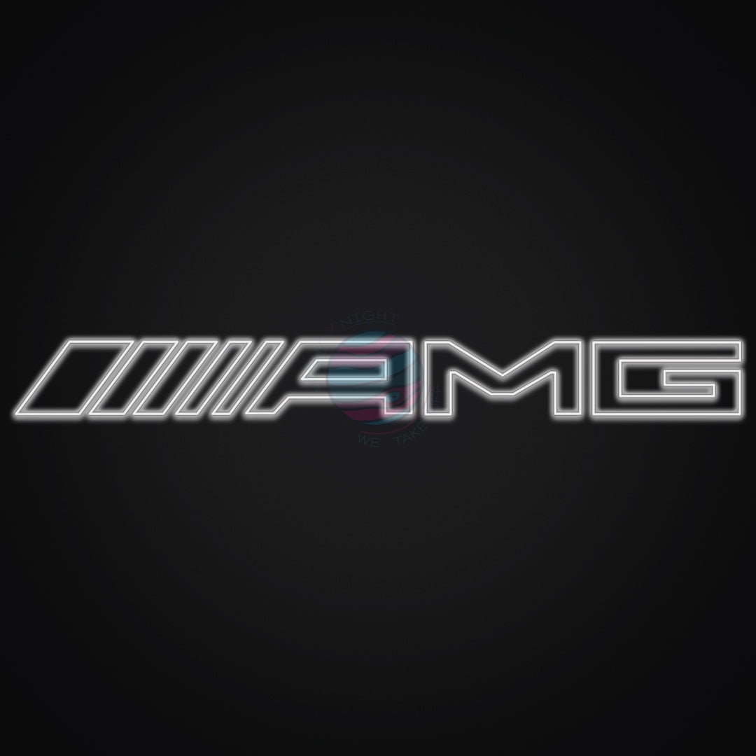 AMG Neon Sign, AMG Led Neon Sign, AMG Mercedes Decoration, AMG Neon Light