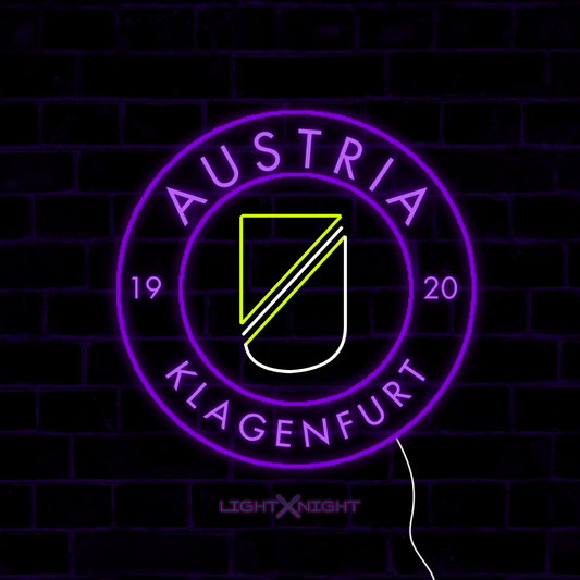 Austria Klagenfurt Neon Sign