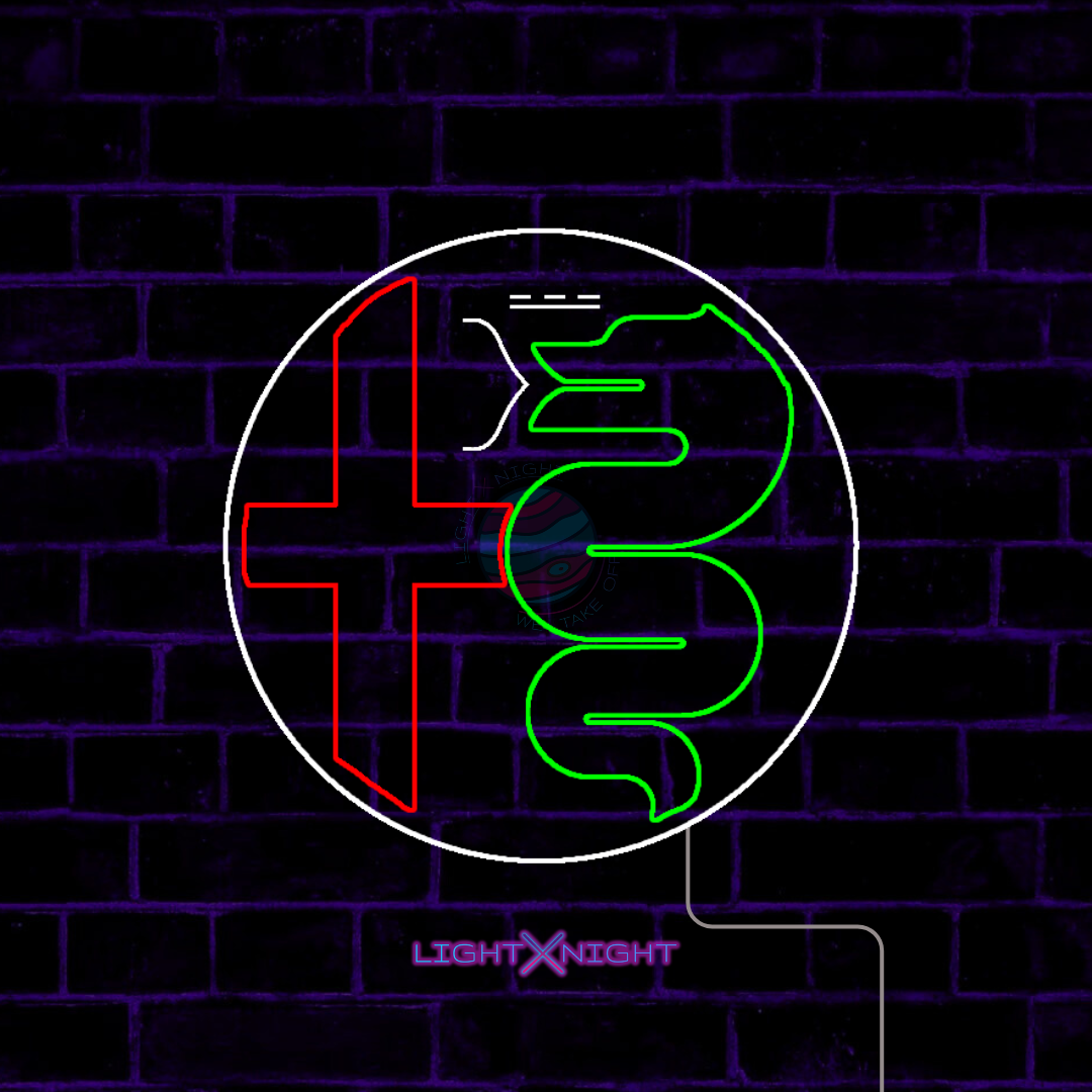 Alfa Romeo Minimalistic Neon Sign