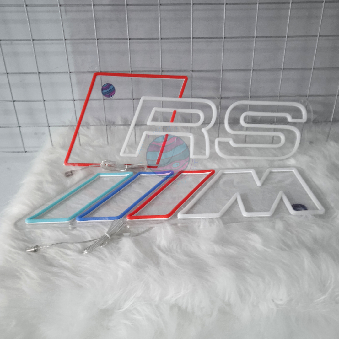 Audi RS Led Neon Sign, Audi RS Neon Light, Light X Night Audi RS Neon Sign