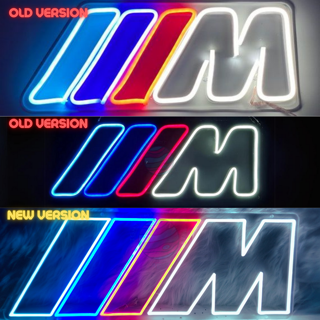 BMW M Led Neon Sign, BMW M Neon Light, BMW M Neon Sign, BMW Light, BMW M Lighting, BMW Decor