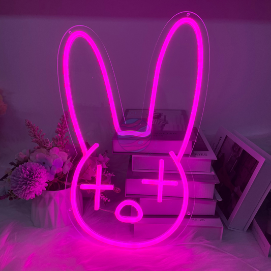 "Bad Bunny" Neon Sign