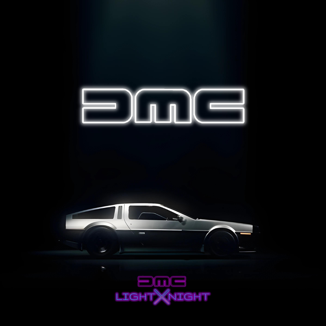 DeLorean Motor Company Neon Sign, DMC Neon Sign