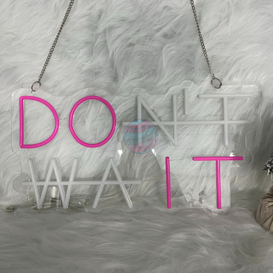 Motivation quote- Do It Neon Sign