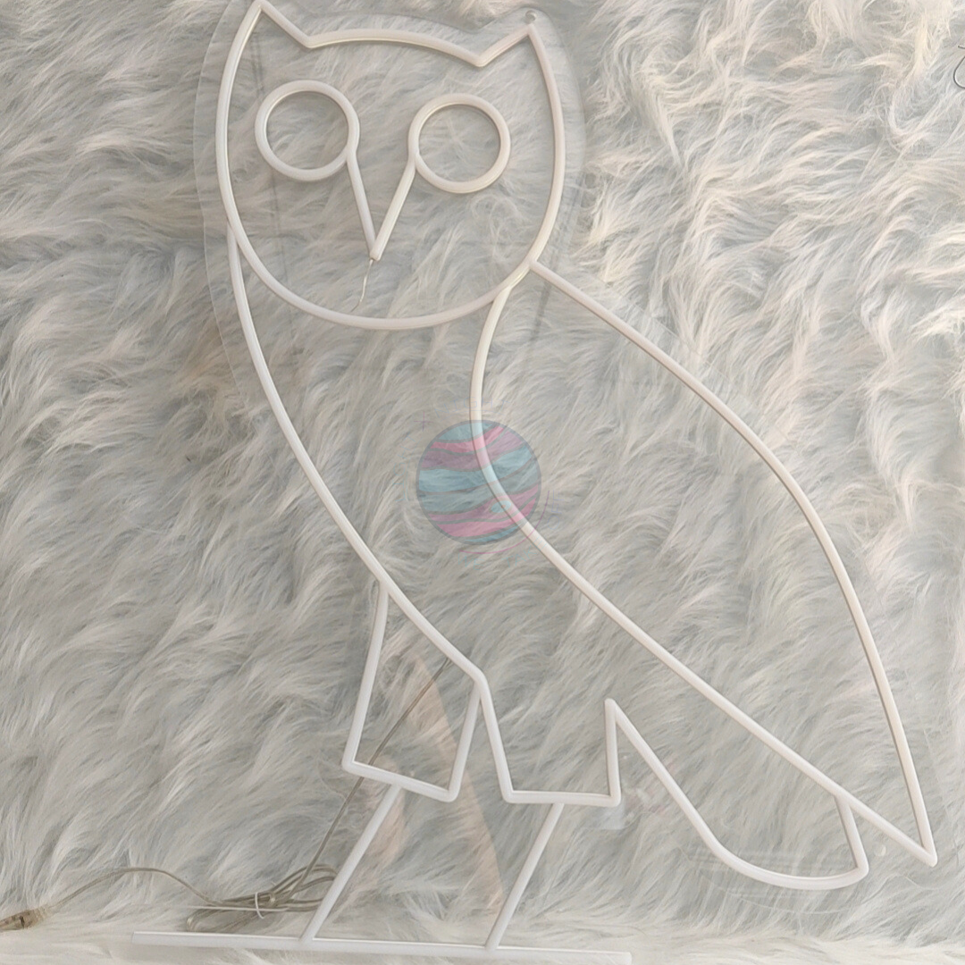 Drake OVO owl logo neon sign