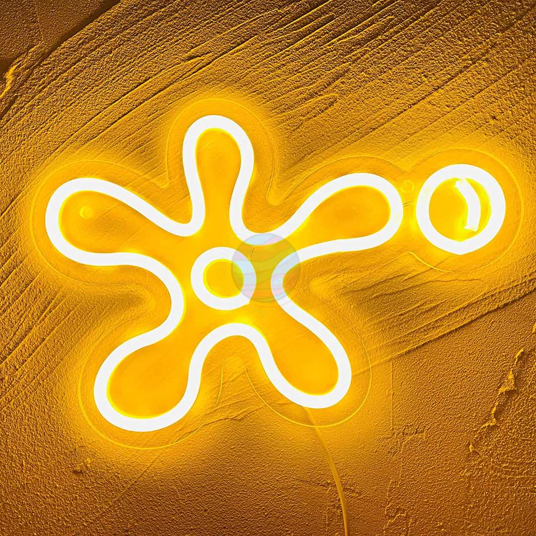 Under The Sea Flower Neon Sign