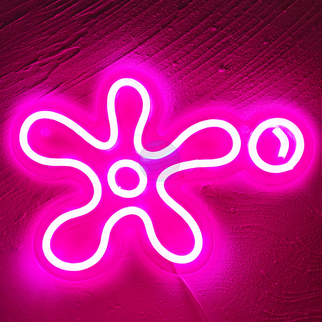 Under The Sea Flower Neon Sign