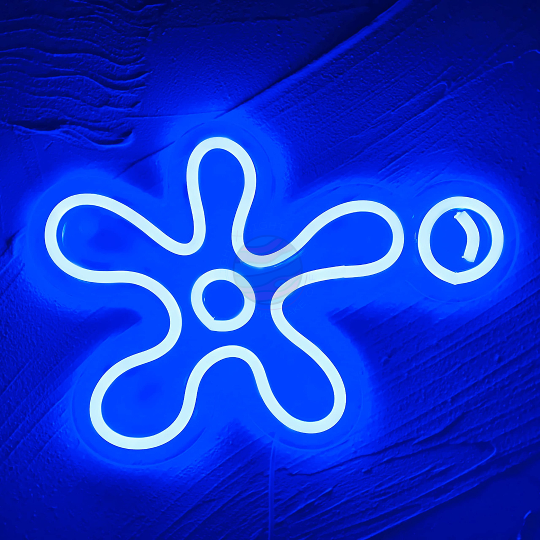 Under The Sea Flower Neon Sign