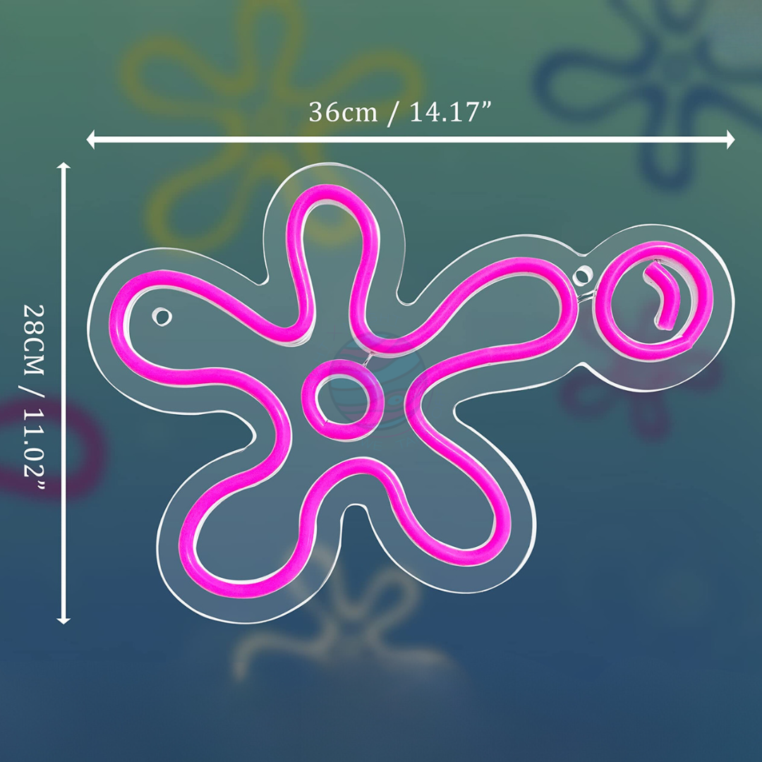 Under The Sea Flower Neon Sign