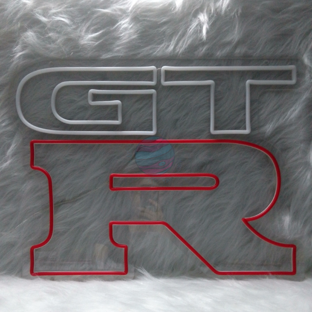 GTR Led Neon Sign, GTR Neon Light, Light X Night GTR Neon Sign