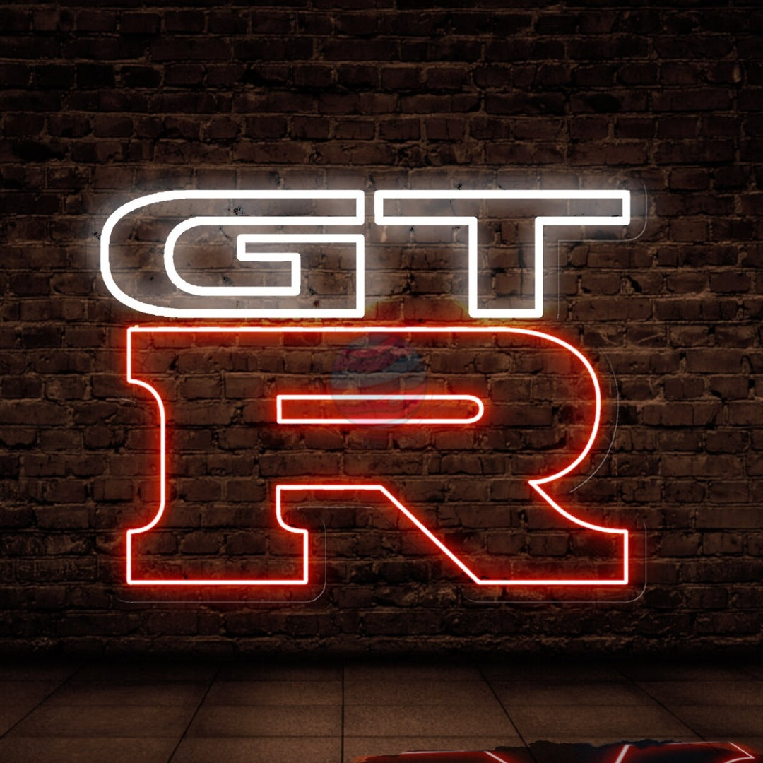 GTR Led Neon Sign, GTR Neon Light, Light X Night GTR Neon Sign