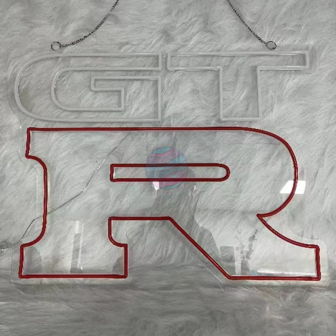 GTR Led Neon Sign, GTR Neon Light, Light X Night GTR Neon Sign