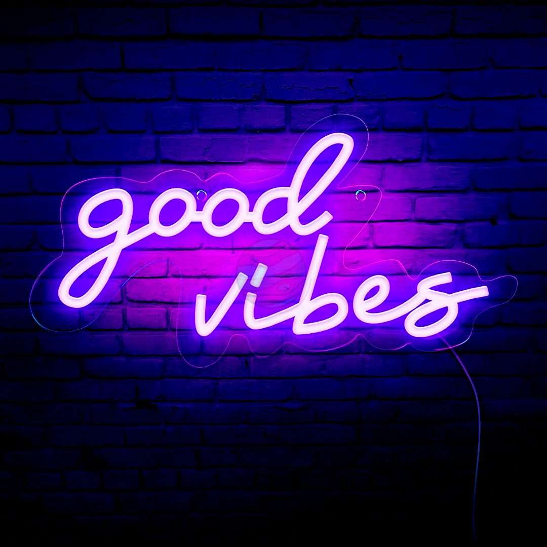 Good Vibes Neon Sign