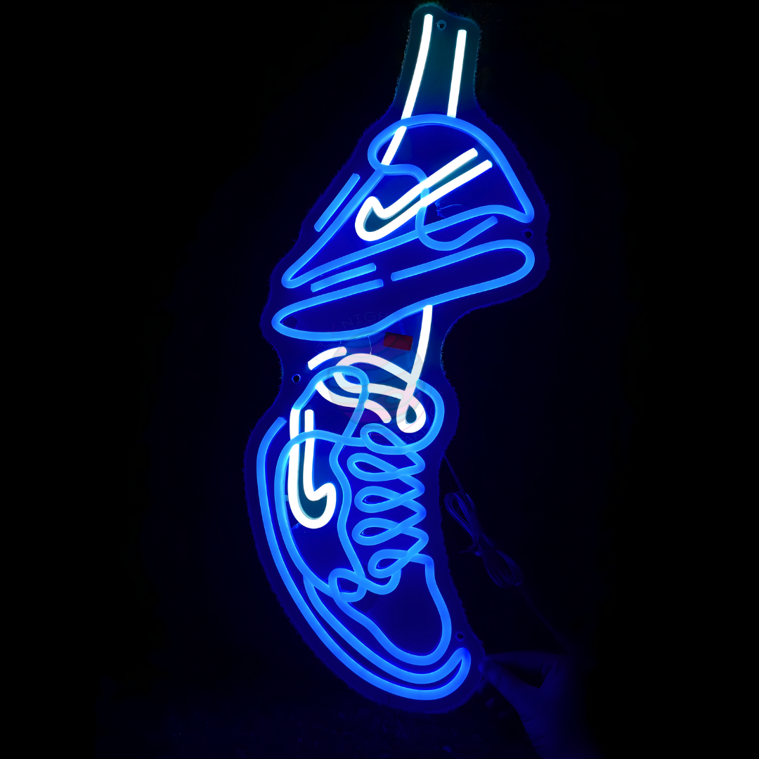 Hanging Sneakers Neon Sign