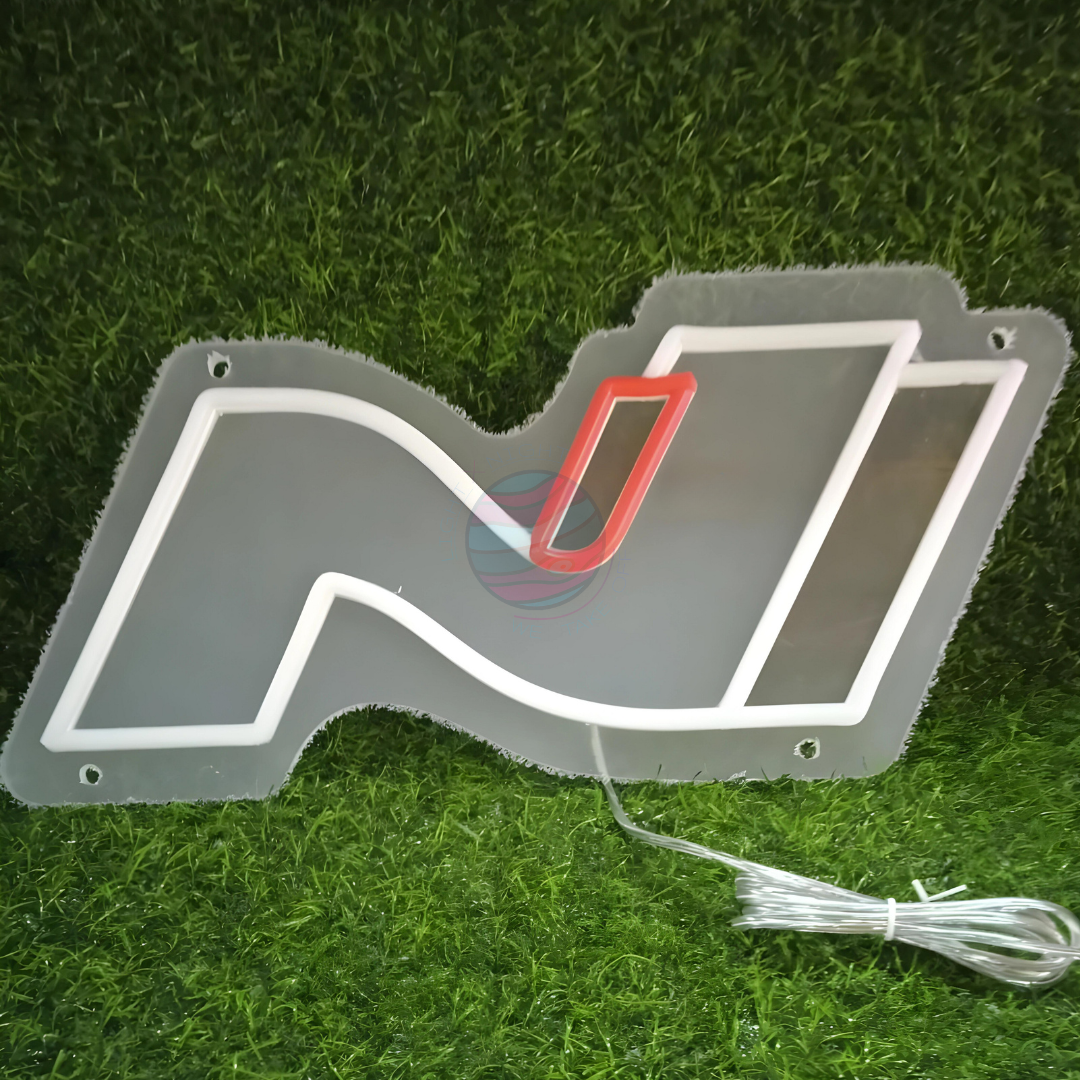 Hyundai N Neon Sign, Hyundai N LED Sign, Mancave Light, Hyundai N Decoration