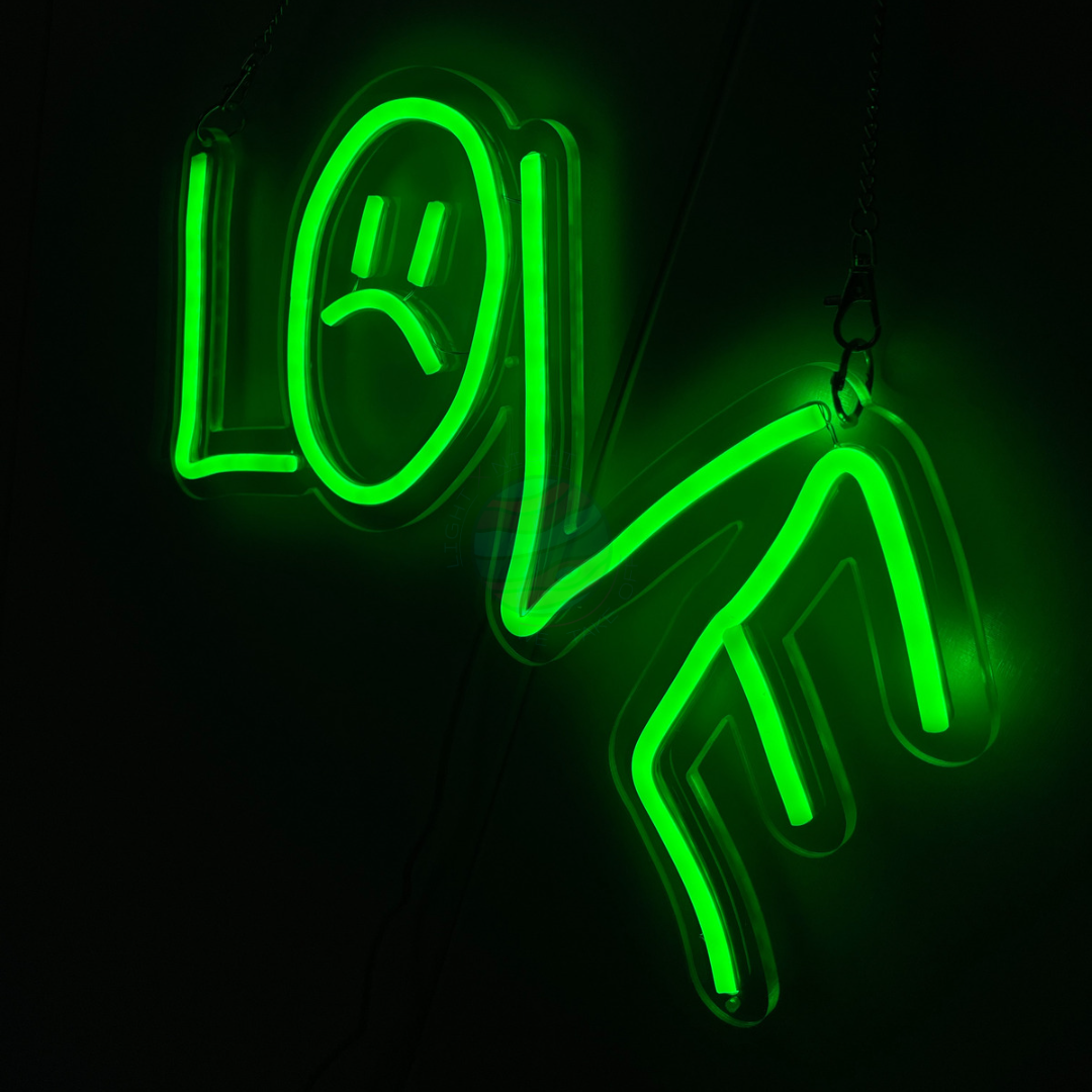 Lil Peep Love Tattoo Neon Sign