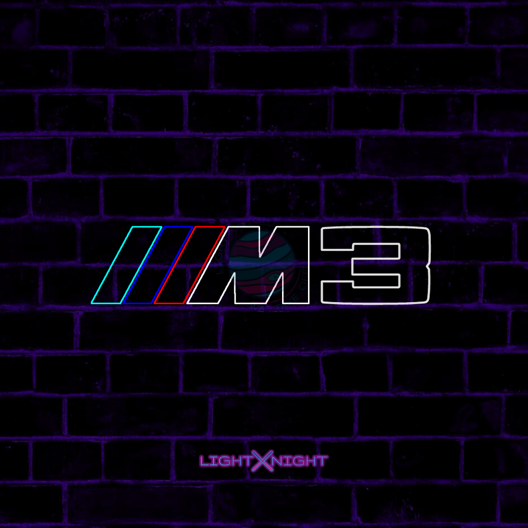 BMW M3 Led Neon Sign, BMW M3 Neon Light, BMW M 3Neon Sign, BMW Light, BMW M3 Lighting, BMW Decor