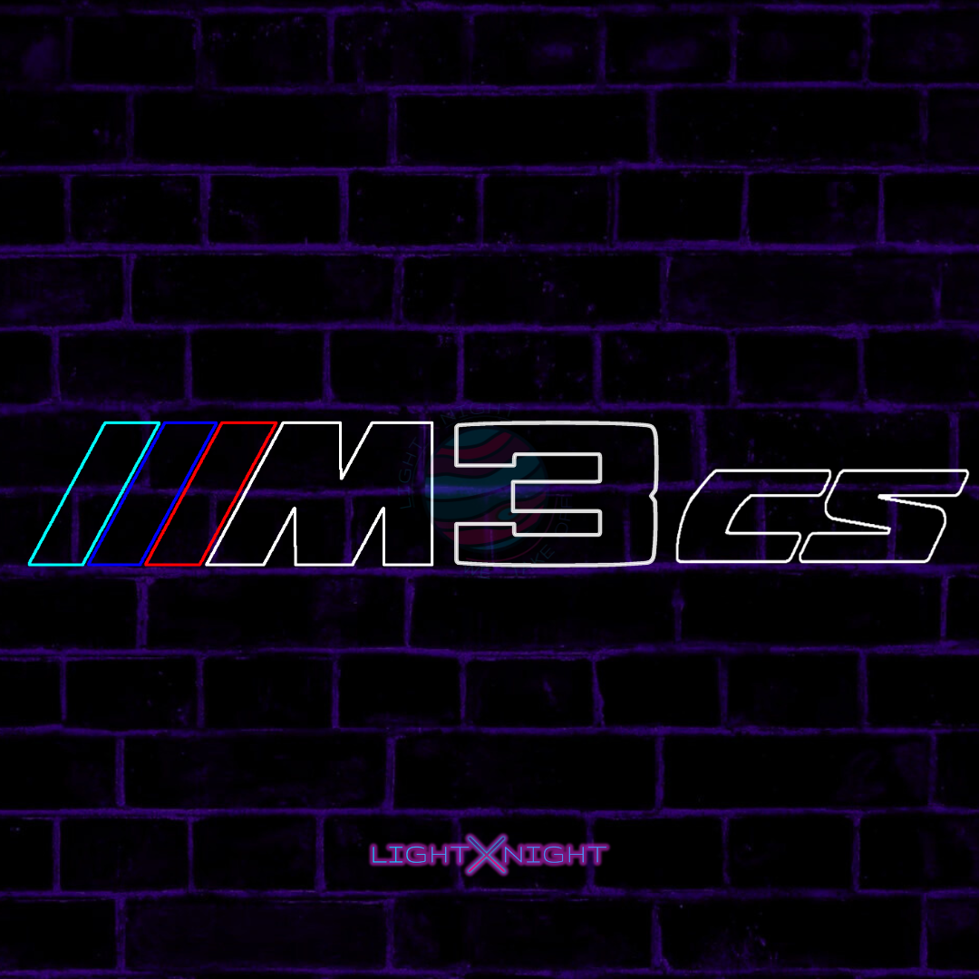 BMW M3 CS Led Neon Sign, BMW M3 CS Neon Light, BMW M3 CS Neon Sign, BMW Light, BMW M3 CS Lighting, BMW Decor