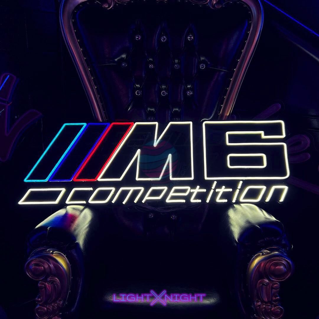 BMW M6 Competition Neon Sign, BMW M6 Competition Led Neon Sign, BMW M6 Competition Neon Light, BMW M6 Competition Decoration, BMW M6 Competition Merchandise