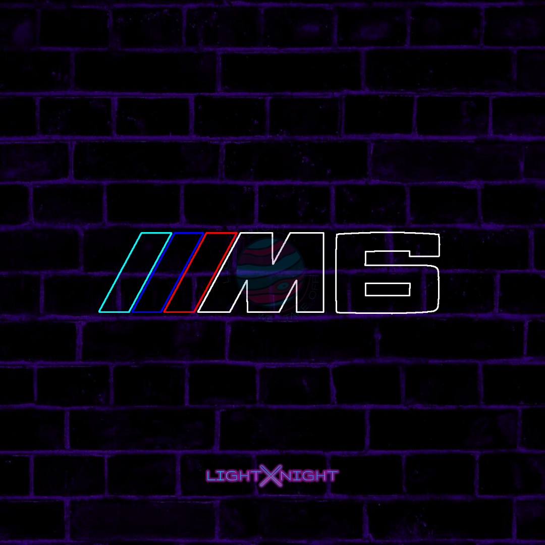 BMW M6 Led Neon Sign, BMW M6 Neon Light, BMW M6 Neon Sign, BMW Light, BMW M6 Lighting, BMW Decor