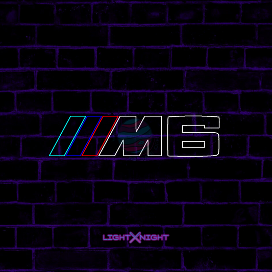 BMW M6 Led Neon Sign, BMW M6 Neon Light, BMW M6 Neon Sign, BMW Light, BMW M6 Lighting, BMW Decor