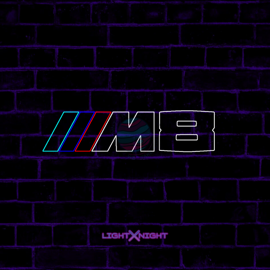 BMW M8 Led Neon Sign, BMW M8 Neon Light, BMW M8 Neon Sign, BMW Light, BMW M8 Lighting, BMW Decor
