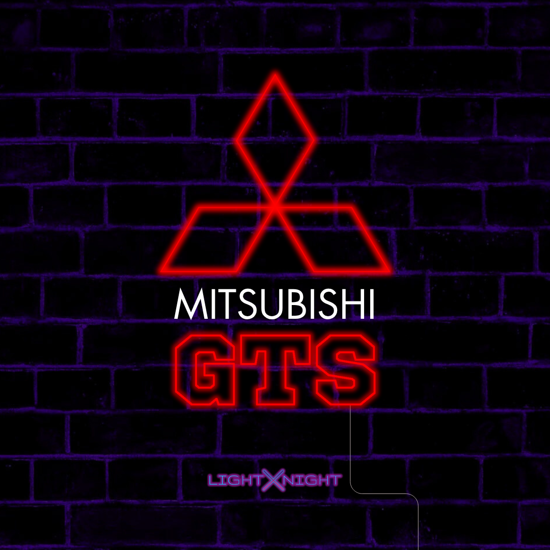 Mitsubishi GTS Neon Sign