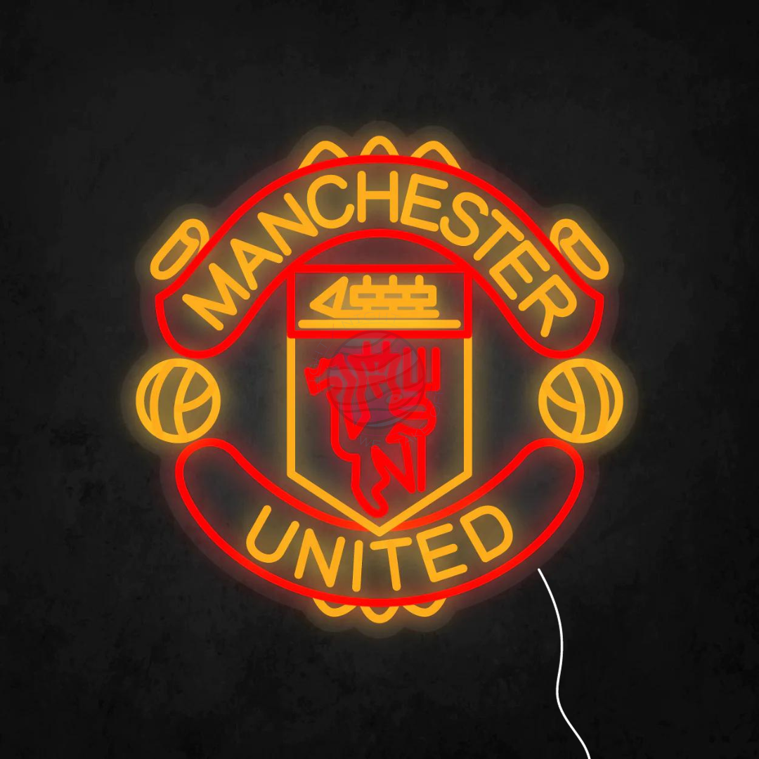Manchester United Neon Sign