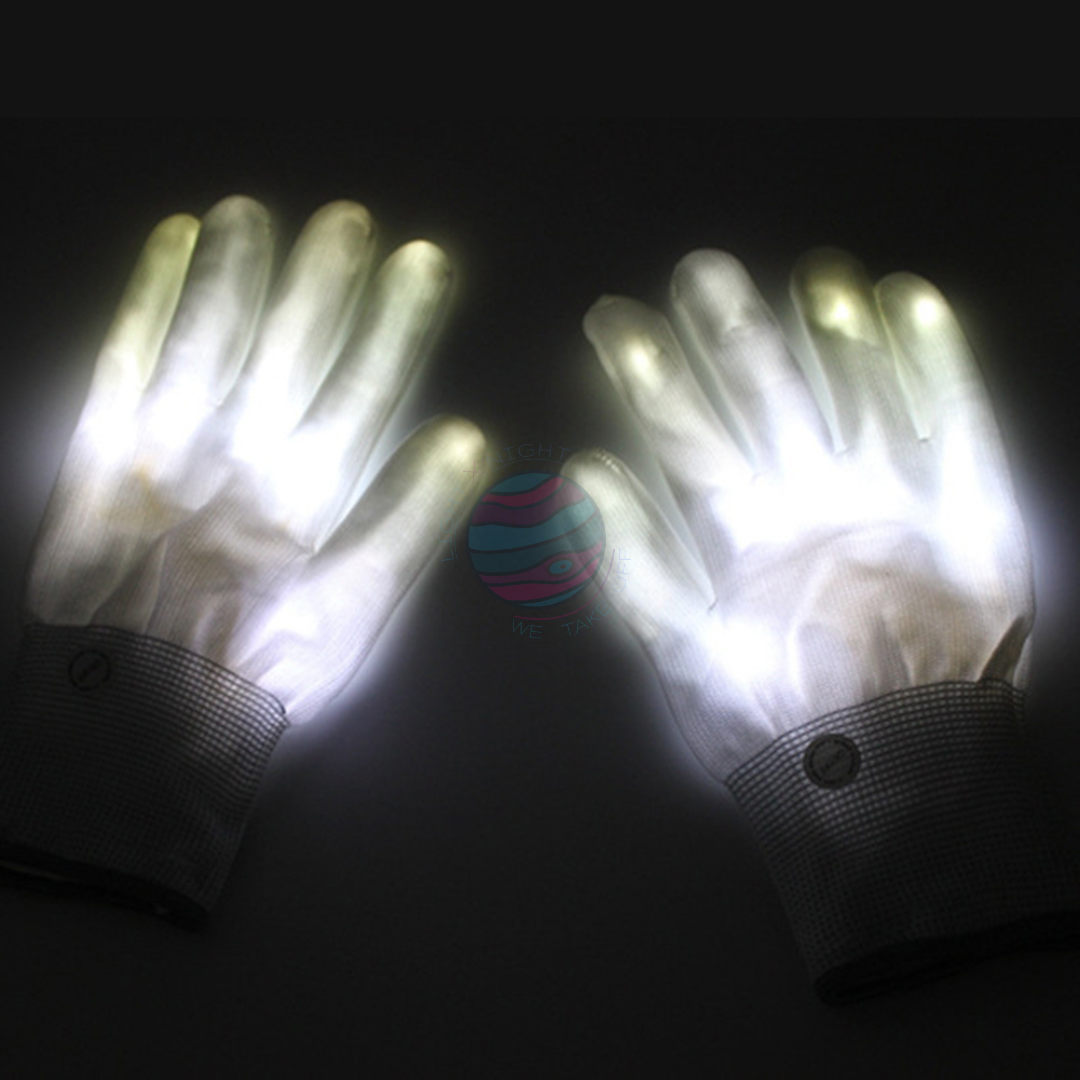 Skeleton Hands-Neon Gloves