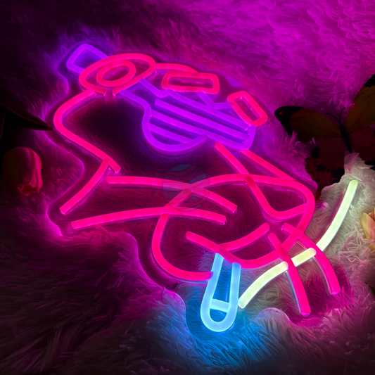 Pink Panther Neon Sign