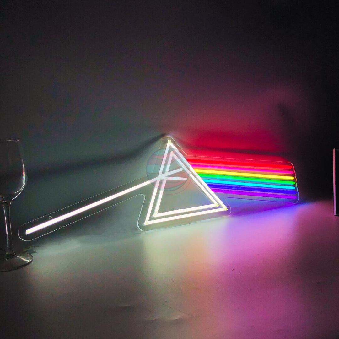 The Pink Floyd "The Dark Side Of The Moon" Neon Sign