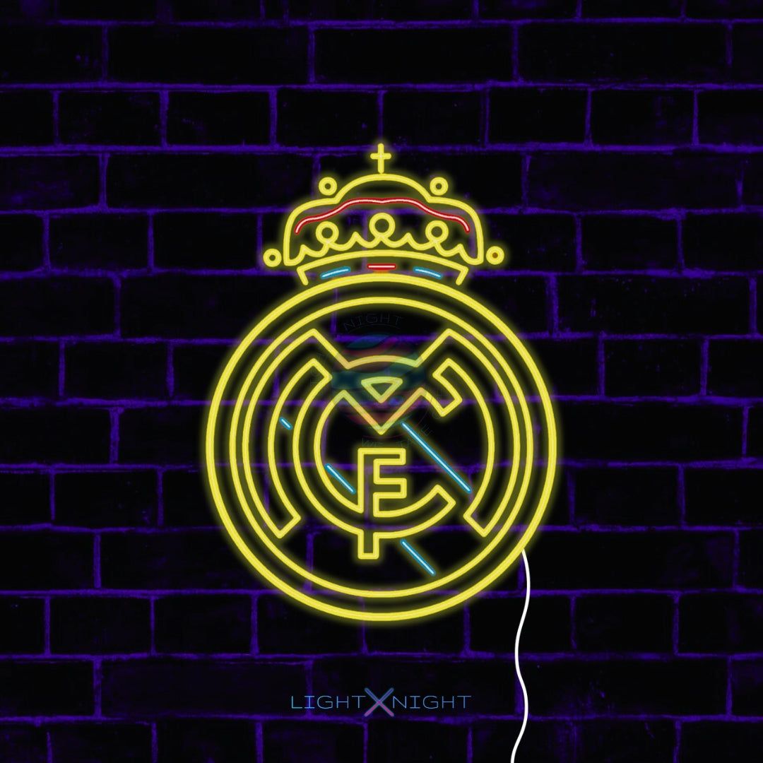 Real Madrid Neon Sign LED Light