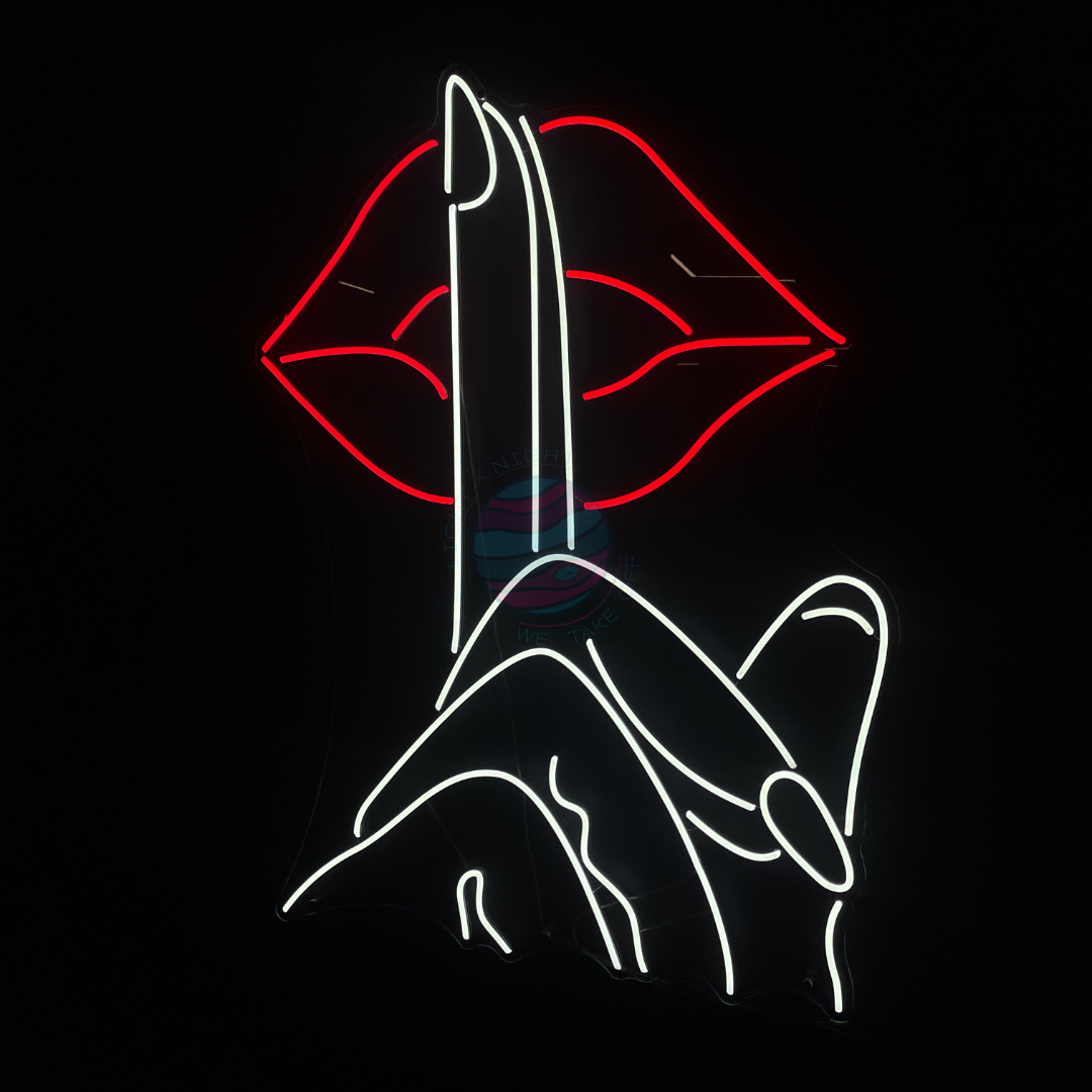 Sensual Lips Neon Sign