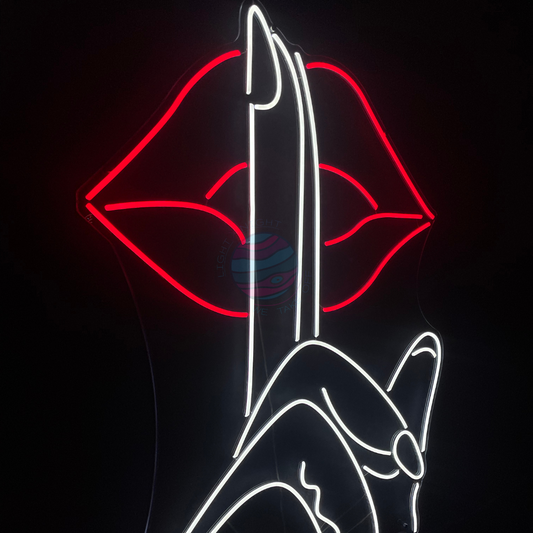 Sensual Lips Neon Sign